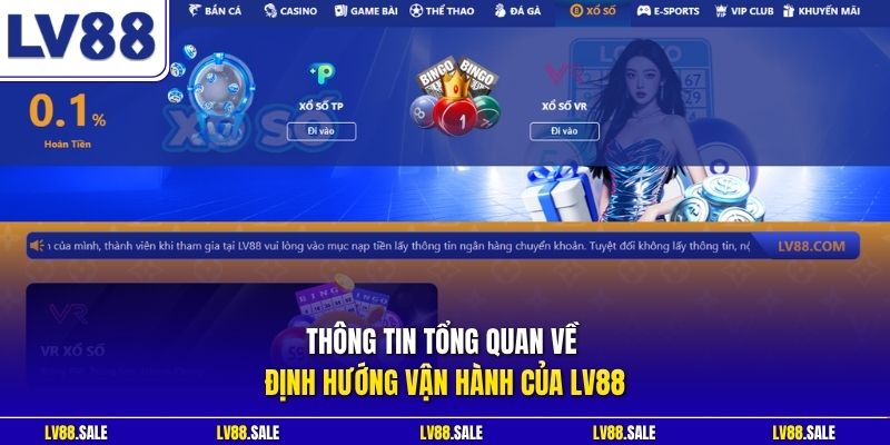Thông tin tổng quan về định hướng vận hành của LV88